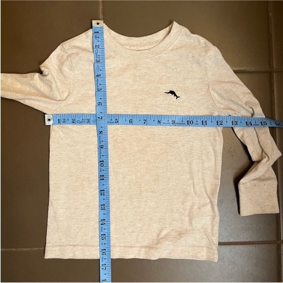 TOMMY BAHAMA Marlin Logo long sleeve T Shirt Gray Solid with Flecks 3-4 Boys EUC - Picture 7 of 7